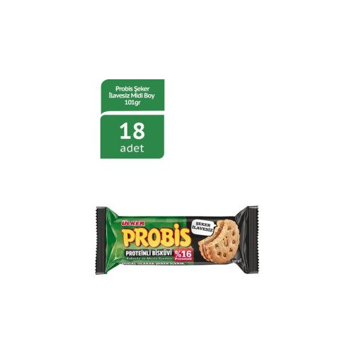 ÜLKER PROBİS ŞEKERSİZ LOKMA 101gr