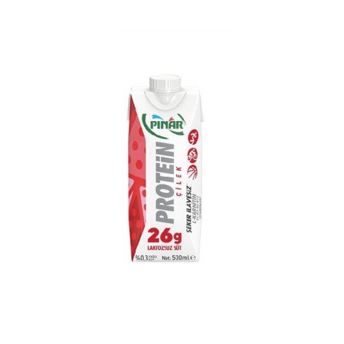 PINAR PROTEİN ÇİLEKLİ SÜT 500 ML