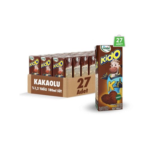 PINAR KİDO KAKAOLU SÜT180 ML
