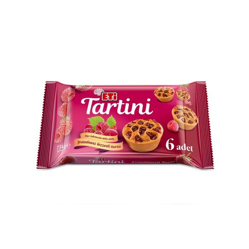 ETİ TARTİNİ FRAMBUAZ 114gr - Cips & Şekerleme