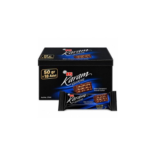 ETİ KARAM GURME BİTTER 50gr - Cips & Şekerleme