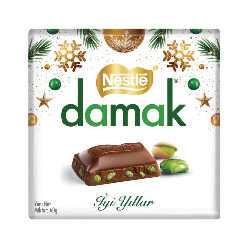 DAMAK ANTEP FISTIKLI SÜTLÜ 60gr - Cips & Şekerleme