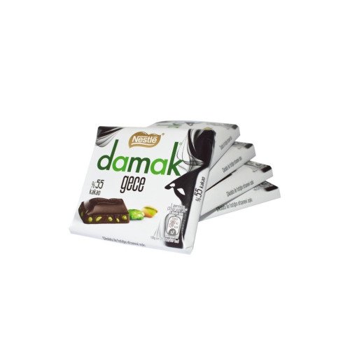 Дамак с фисташкой Ночь Биттер 55% 60 г - Чипсы и сладости