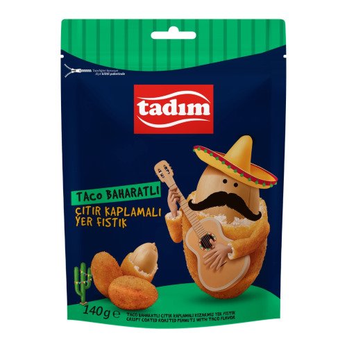 TADIM YER FISTIK TACO BARATLI 70gr - Cips & Şekerleme