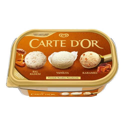 Algida Carte D'Or Balbadem Vanilla Caramel 850 ml - Ice Cream